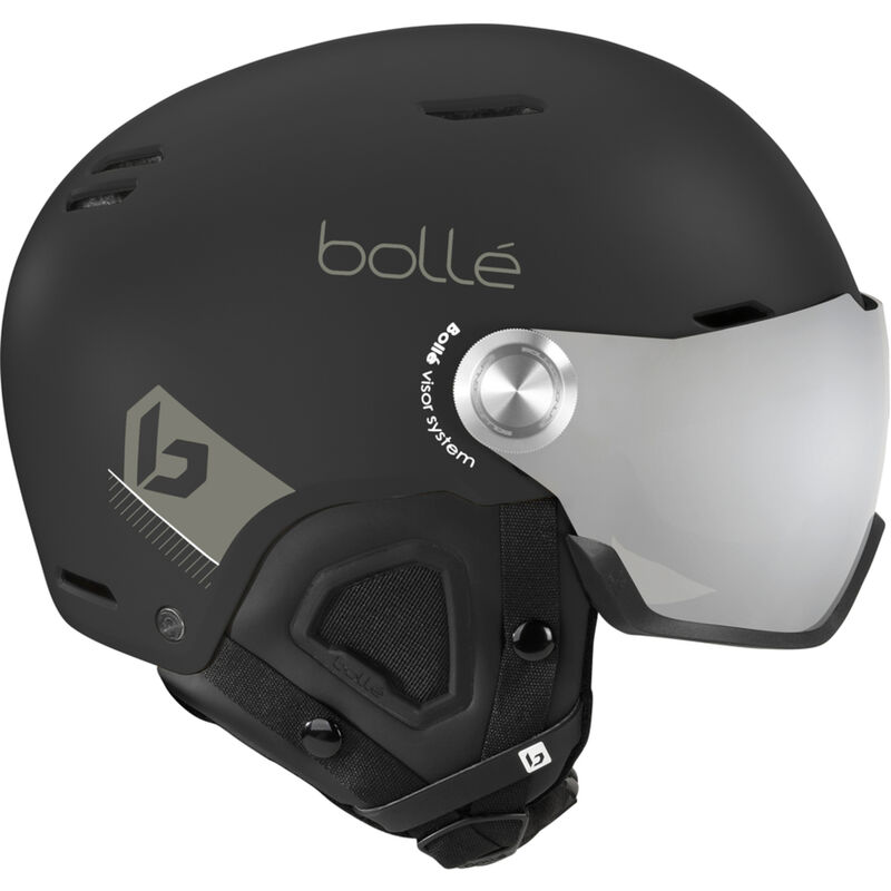 MIGHT VISOR, Black Matte-Grey Silver, hi-res image number null